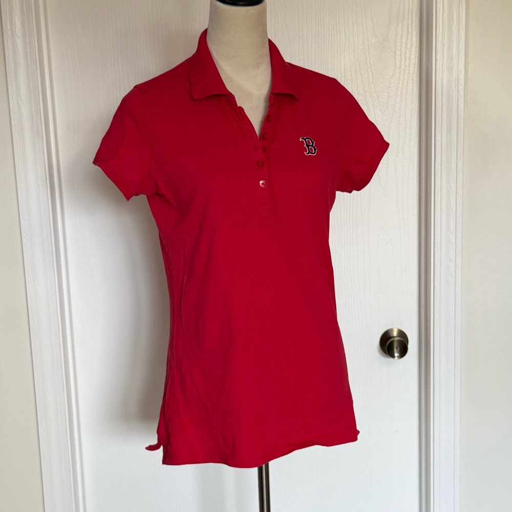MLB Boston Red Sox Ladies Fitted Polo Shirt